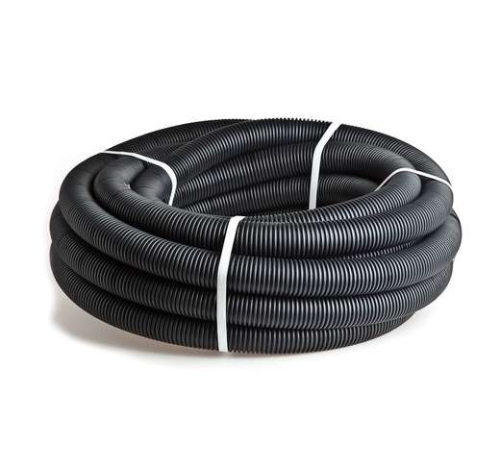 Труба гофрированная ПВД легкая d32мм без протяжки черн. (уп.30м) Ruvinil 33200Ч