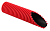 Труба гофрированная двустенная ПНД/ПНД жесткая d160/140.2мм с муфтой и уплотн. кольцом красн. (уп.6м) Ruvinil ТЖ-КЛ0-160К