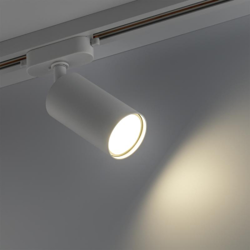 Светильник трековый ARTLINE поворотный 55х55х100мм GU10 230В алюм. 4кв.м бел Ritter 59875 0
