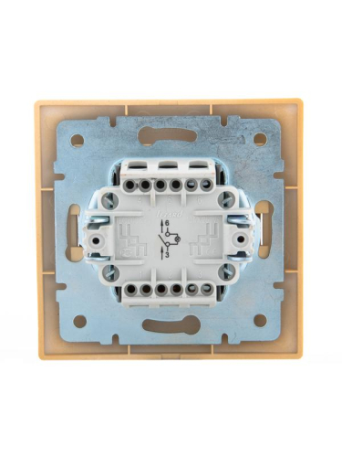 Выключатель 1-кл. Mira с подсветкой ясень LEZARD 701-4747-111