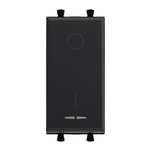 Выключатель модульный 2п 1мод. Avanti "Черный матовый" DKC 4412221