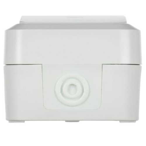 Переключатель 1-кл. ОП TORS 10А IP55 TS302 с индикацией бел. IEK TS-V10-1-10-55-K01