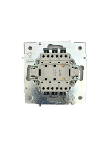 Кнопка звонка СП ZIMA IP20 безвинтов. зажим механизм бел. LEZARD 704-0288-103QC