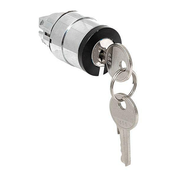 Механизм переключателя исполнительный ХB4 на 3 положения с замком с извлечением ключа во всех положениях IP65 EKF XB4BG3F-3P-65