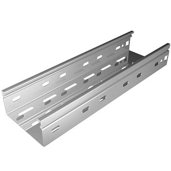Лоток листовой перфорированный 600х100 L3000 сталь 1.5мм "СТАНДАРТ ПЛЮС" LPEplus100-600-1.5-3000 оцинк. КМ PL0097
