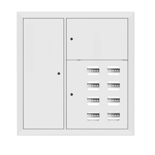 Щит этажный 8кв. слаботочка слева RAL9003 (1000х950х160) PROxima EKF mb29-v-8z-ral9003