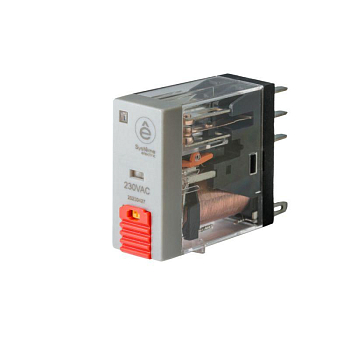 Реле 12А 1CO 230В AC тест кнопка LED SE SXG12P7