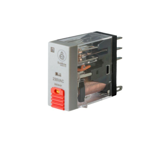 Реле 12А 1CO 230В AC тест кнопка LED SE SXG12P7