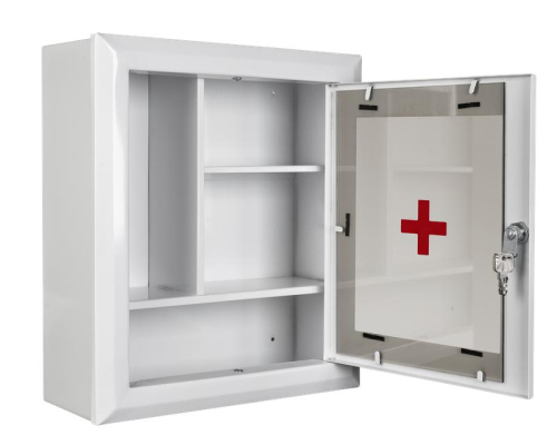 Шкаф аптечный навесной 350х400х140мм IP31 Mastermann 00-00015181