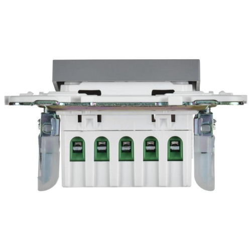 Кнопка звонка SKANDY 10А SK-V17Gr для отелей с индикацией сер. IEK SK-V14-2-10-K03