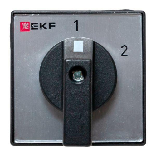Переключатель кулачковый ПК-1-31 1п 10А "1-2" IP65 EKF pk-1-31-10-65