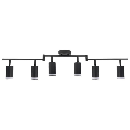 Светильник PCL-0306 6xGU10 IP20 230В BL настен./потолочн. декор. под лампу JazzWay 5066601