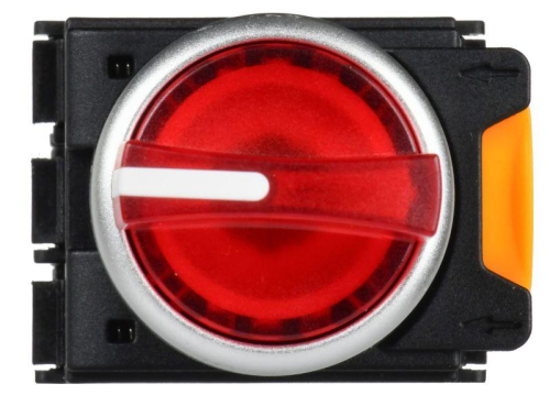 Переключатель 3 полож. 2НО с подсветкой красн. MASTER IEK MI-SW60-20XD-4-14-3-K04