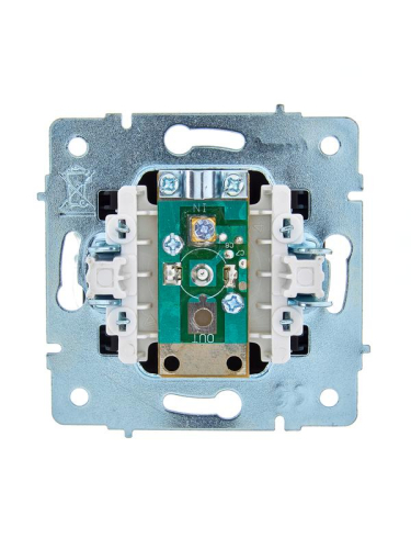 Розетка телевизионная оконечная TV СП ASTI IP20 механизм черн. бархат LEZARD 7081-4288-130