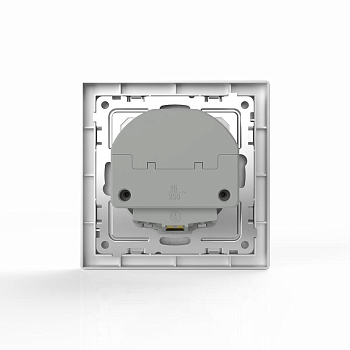 Розетка 1-м СП Pixel с заземл. с 2-мя заряд. устр. USB тип A+A механизм алюм. TOKOV ELECTRIC TKE-PX-R1U2A-C03