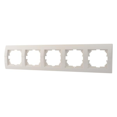 Рамка 5-м Deriy горизонт. бел. LEZARD 702-0200-150