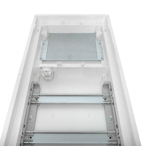 Щит комбинированный встраив. Nova (3 DIN-рейки+1 монт. плата) 5 габарит с металл. перфорированной дверью IP40 EKF Proxima nv-cb-pmd-3+1