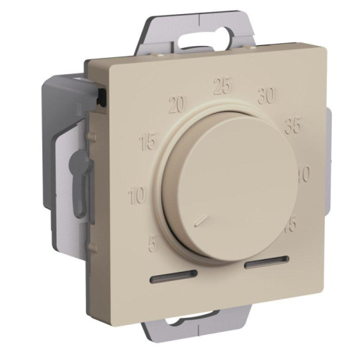 Термостат теплого пола электронный AtlasDesign 10А с датчиком механизм песочн. SE ATN001235