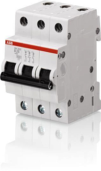 Выключатель автоматический модульный 3п C 25А 6кА SH203 C 25 ABB 2CDS213001R0254