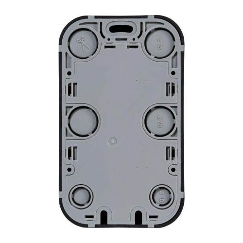 Розетка 2-м ОП Quteo 16А IP20 250В 2х2P+E с заземл. защ. шторки черн. матов. IEK 782475