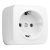 Розетка 1-м ОП Минск 16А IP20 с заземл. бел. Basic EKF EGR16-028-10 Розетка 1-м ОП Минск 16А IP20 с заземл. бел. Basic EKF EGR16-028-10