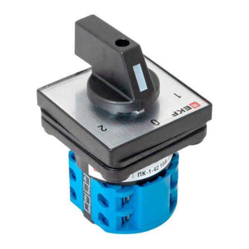 Переключатель кулачковый ПК-1-42 2п 10А "1-0-2" IP65 EKF pk-1-42-10-65