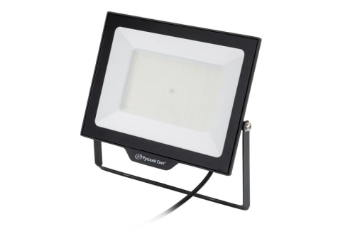 Прожектор светодиодный СДО FL 10 C 150Вт VW 840 BK CL 327х260х31.5мм 150Вт 4000К IP65 уличный черн. Русский Свет 15081023280