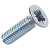 Винт с потайной головкой М8х20 DIN 965 оцинк. (уп.8шт) Tech-Krep/Zitar 112242