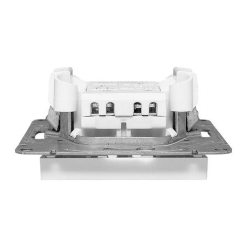 Выключатель проходной 1-кл. СП Эпика механизм бел. EKF UP1-SWW-11