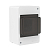 Щиток 4 мод настенный с тонированной дверцей бел. DKC F04W0WD