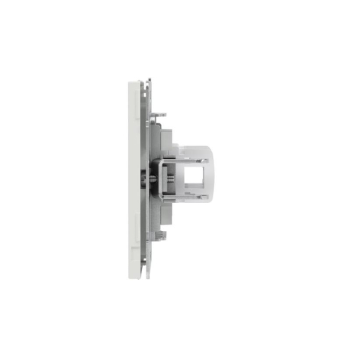 Розетка компьютерная 2-м KANT RJ45 кат.6A без шторки бел. песок DKC 7010674