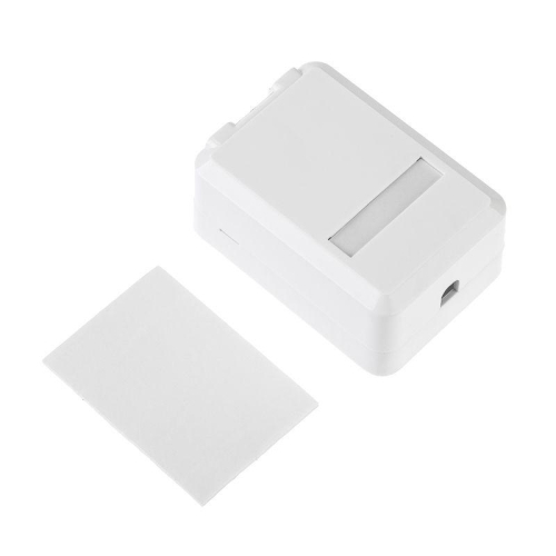 Корпус настенной розетки под 1 модуль Keystone Jack бел. Rexant 03-0221