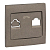 Панель лицевая Валенсия для розетки Phone 1-м графит PROxima EKF EST01-L-034-60