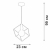 Подвес 1xE27 макс. 40Вт Vitaluce V4557-1/1S Подвес 1xE27 макс. 40Вт Vitaluce V4557-1/1S
