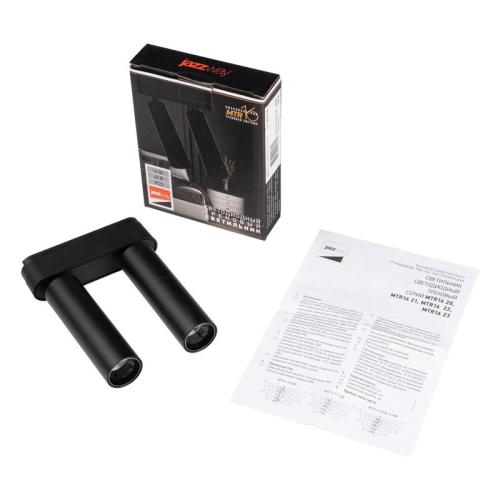 Светильник светодиодный трековый Метр (MTR)16 2016 2х8Вт 3000К IP20 24град. BL низковольтный черн. Pro JazzWay 5056534