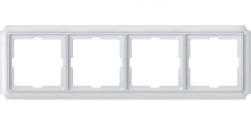 Рамка 4-м Merten Antique бел. SchE MTN483419