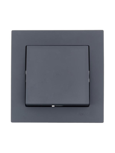 Выключатель 1-кл. СП Vesna механизм графит LEZARD 742-3488-100