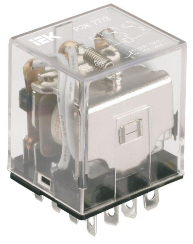 Реле РЭК 77-3 10А 24В AC IEK RRP10-3-10-024A