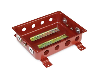 Коробка 345х266х107 IP65 (12 отверст. d25-8шт/d32-3шт/d40-1шт) заглушки метал. ГОФРОМАТИК zeta30382