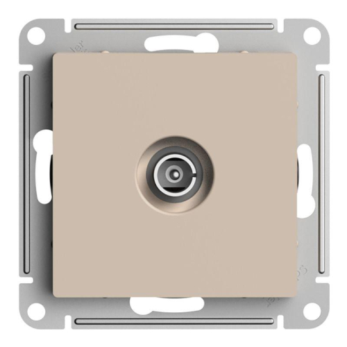 Розетка телевизионная оконечная TV AtlasDesign 1дБ механизм песочн. SE ATN001291