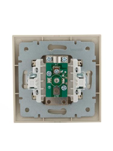 Розетка телевизионная оконечная TV СП Deriy 16А IP20 крем. LEZARD 702-0303-130