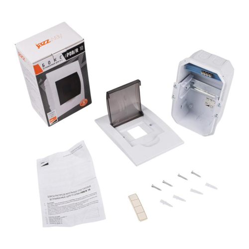 Бокс модульный встраив. PDB/R 1004 WH (ЩРВ-П- 4) IP41 пластик. Pro JazzWay 5071728