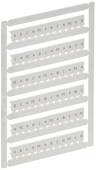 Маркер для CTS/CP 4кв.мм "A; B; C; N; PE" ARMAFIX IEK AF-CT10D-M-004-21