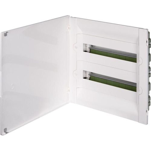 Щиток распределительный СП Practibox3 IK 07 2 рейки 36мод. с клеммник. заземл. и нейтрали IP40 бел. дверь Leg 401767