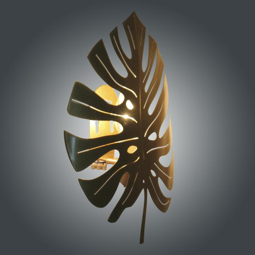 Светильник "Монстера" 511 275х230 НББ 01-60-173 Е14 (ИМ) настенный зол. Элетех 1005405187