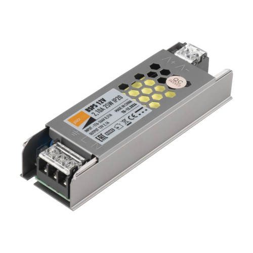 Блок питания для светодиод. ленты BSPS 25Вт 2.1А 12В IP20 метал. JazzWay 3329341A