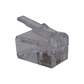 Коннектор 4P4C (RJ-11) (уп.100шт) SUPRLAN 10-0229