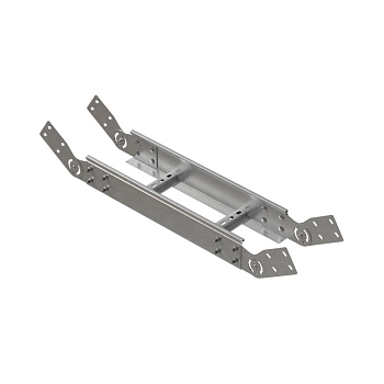 Угол для лотка шарнирный вертикальный 300х100 сталь 2мм HD N0 КМ LO12250