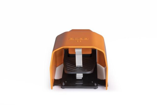 Педаль с защитной крышкой (1НО+1НЗ) оранж. EMAS PDKS11BX10T