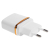 Устройство зарядное сетевое USB (СЗУ) (5В 2100мА) бел. с зол. полоской Rexant 18-2222